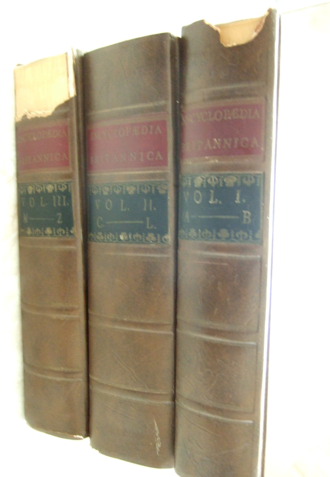 THREE VOLUME FACSIMILE SET of the First Edition Encyclopedia Britannica 1771