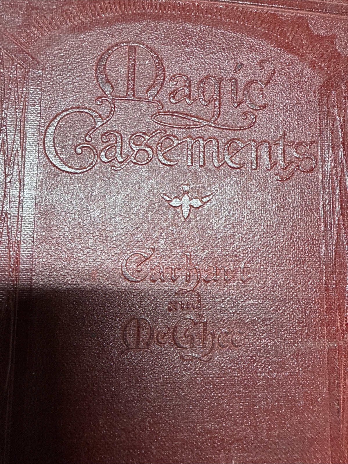 1927 Antique Hardcover Book Magic Casements Carhart And McGhee Poetry