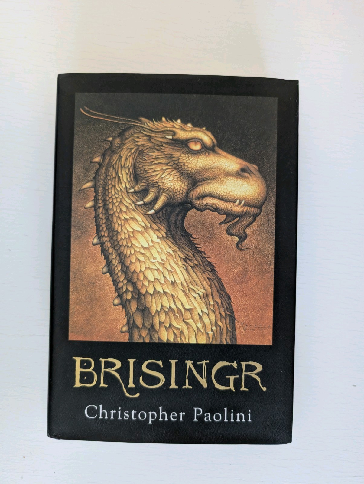 Christopher Paolini Signed 1st Ed Brisingr Hardcover Knopf 2008