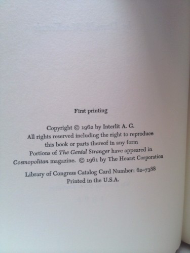 The Genial Stranger (1st Ed) by Donald Mackenzie