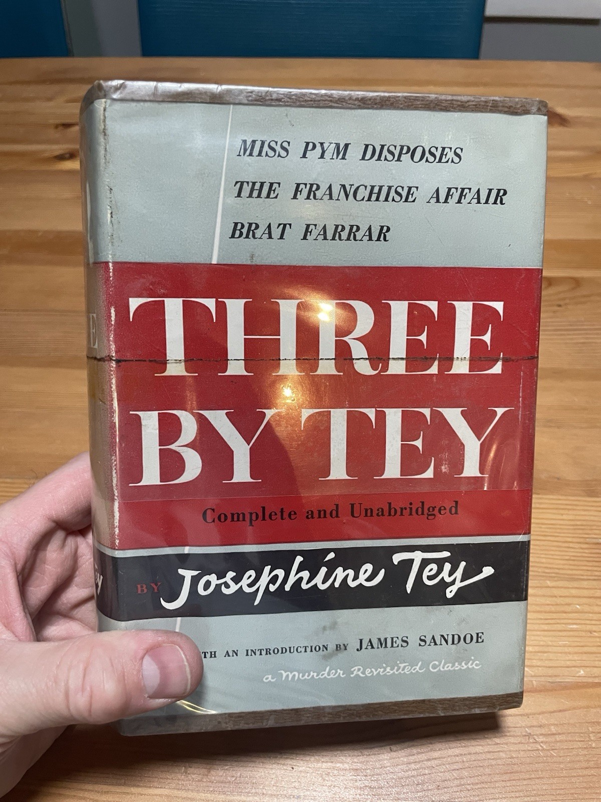 Three By Tey Hardcover Josephine Tey 1955 Macmillan Company
