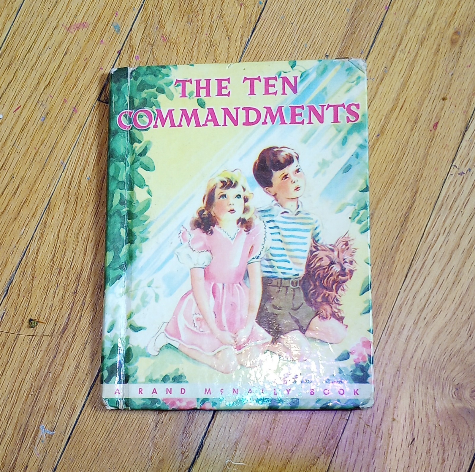 Mary Alice Jones Ten Commandments Hardcover Illustrated 1950 Rand McNally