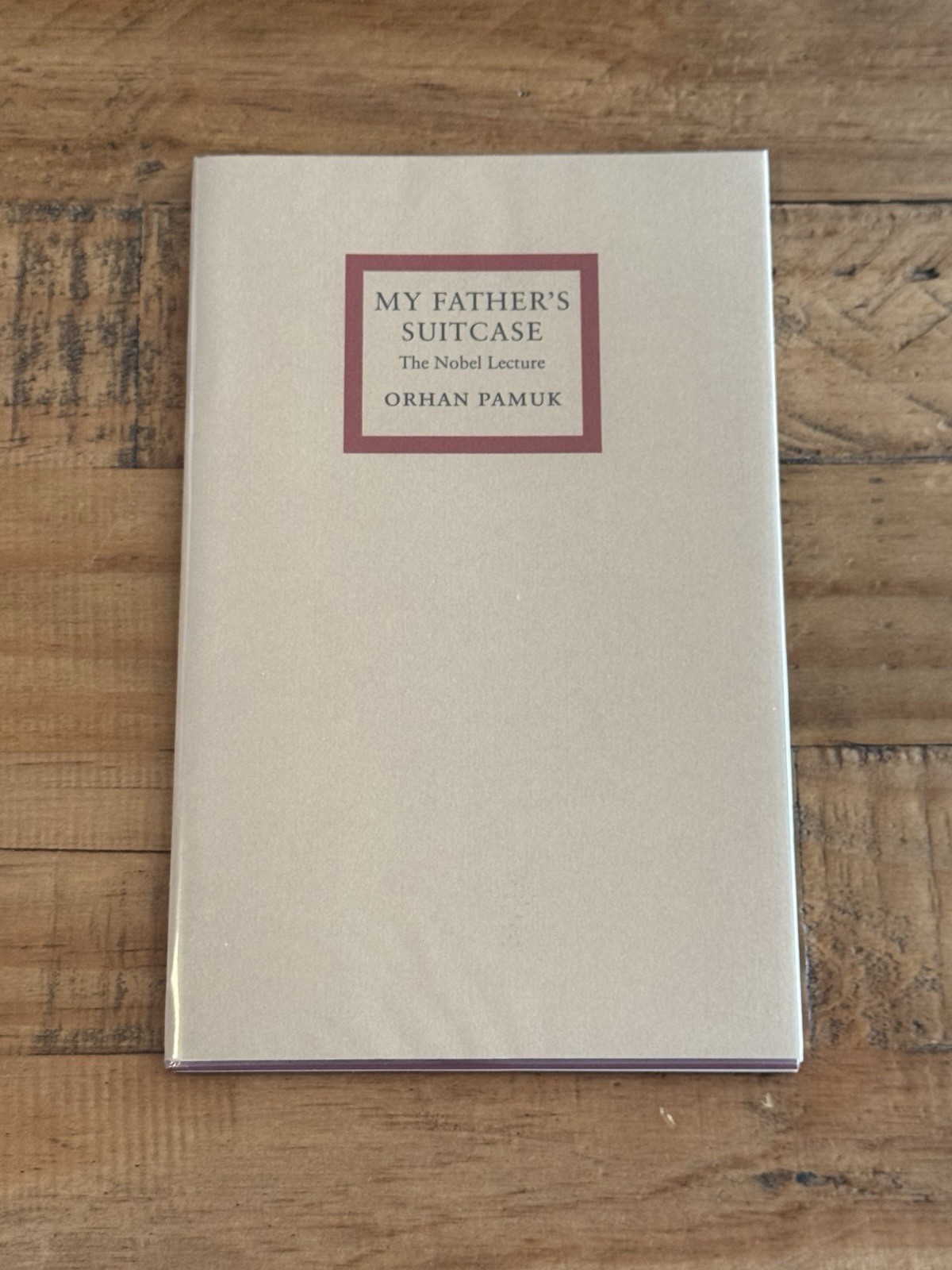 Orhan Pamuk – Nobel Lecture My Father’s Suitcase Signed & Dated Book (/1500)