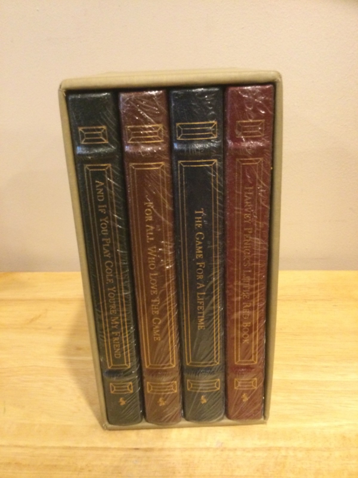 THE GAME OF GOLF – PENICK – SHRAKE – EASTON PRESS 4 Vol Set-NEW, SEALED