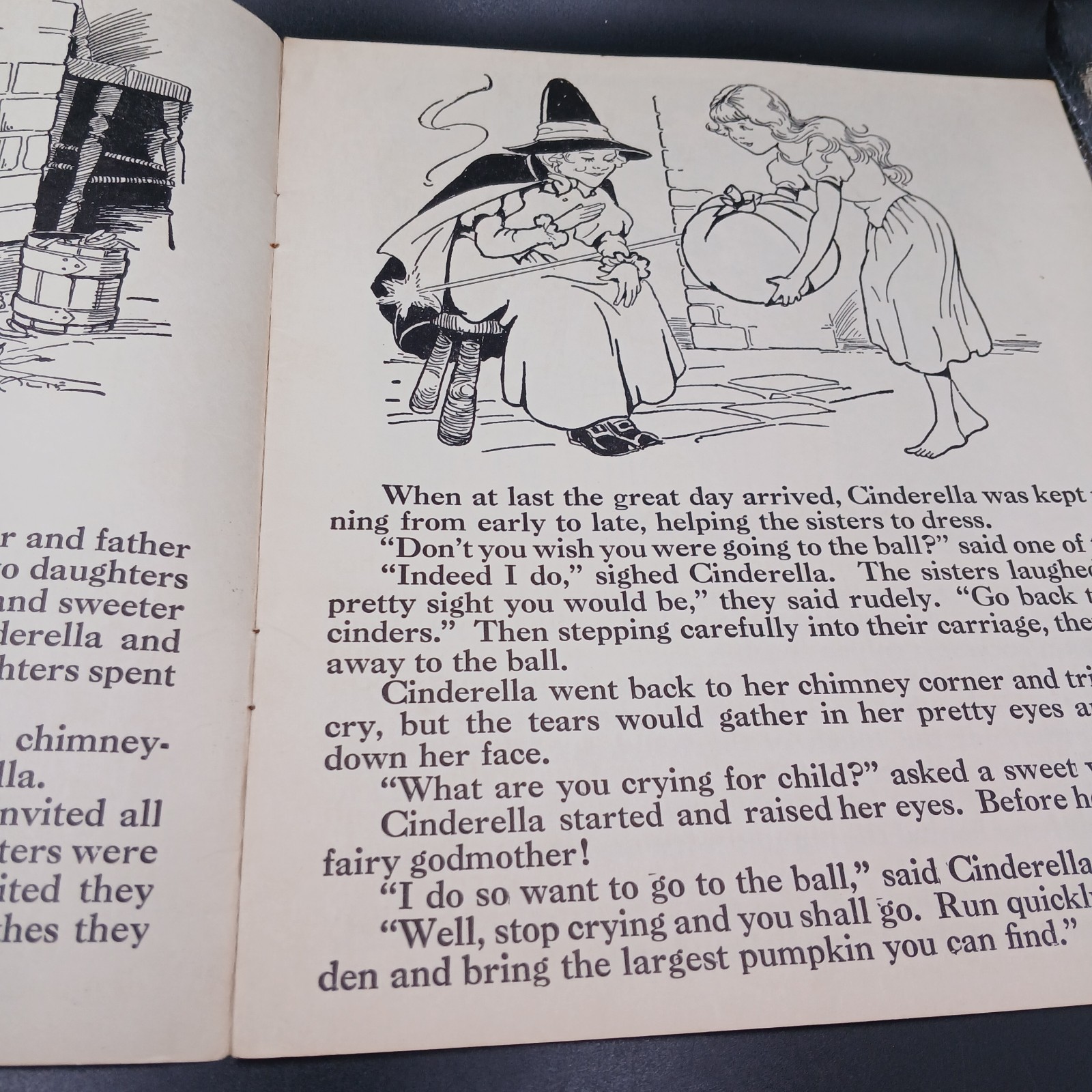 Cinderella 1934 Platt & Munk Co Inc Vintage Childrens Book USA No. 3000A