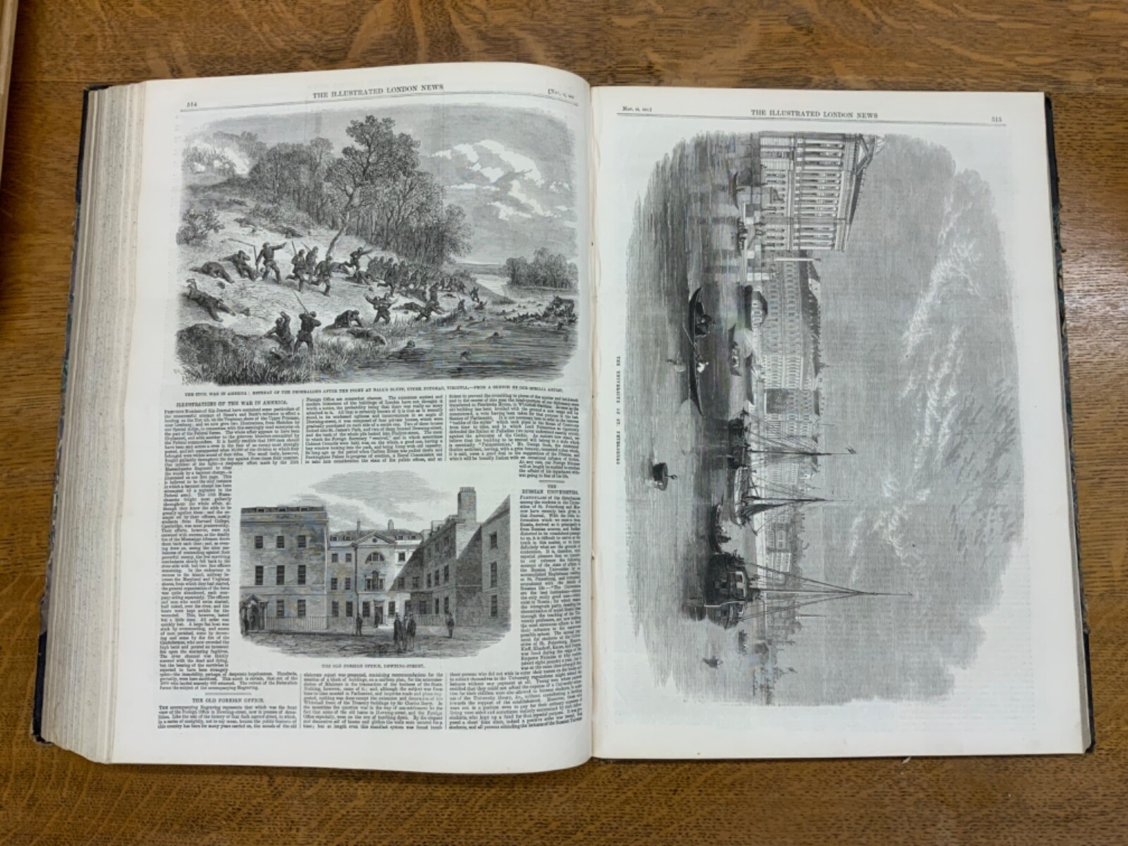 1861 Illus. London News: Vol. XXXIX, Jul – Dec., Nos. 1097-1124 – Am. Civil War