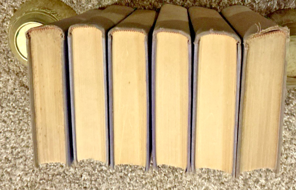 Vintage; Lot of 6 Fanny Hurst novels Broadway Edition; 1930; VG but faded spines