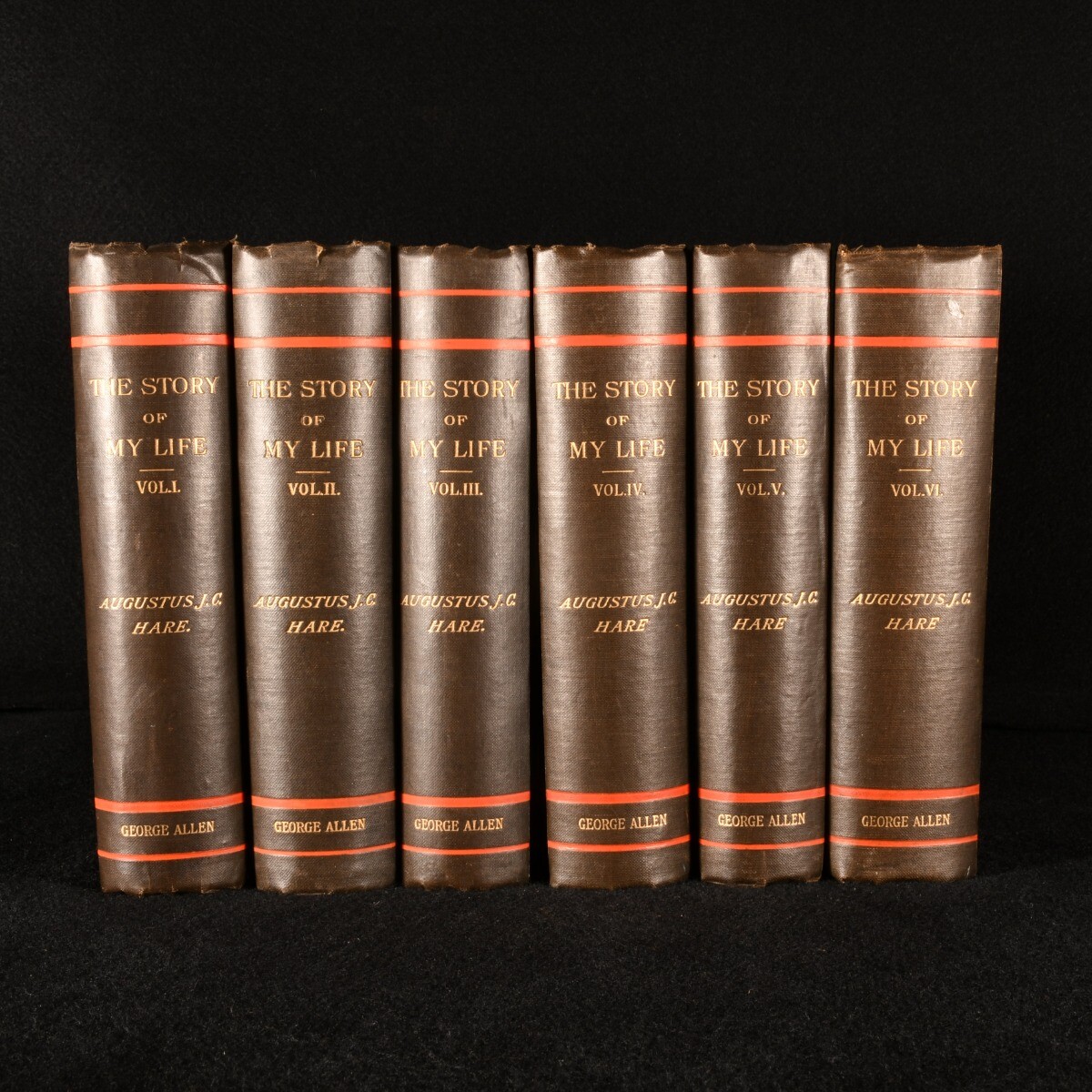 1896 6vol The Story Of My Life Augustus J C Hare First Edition Illustrated