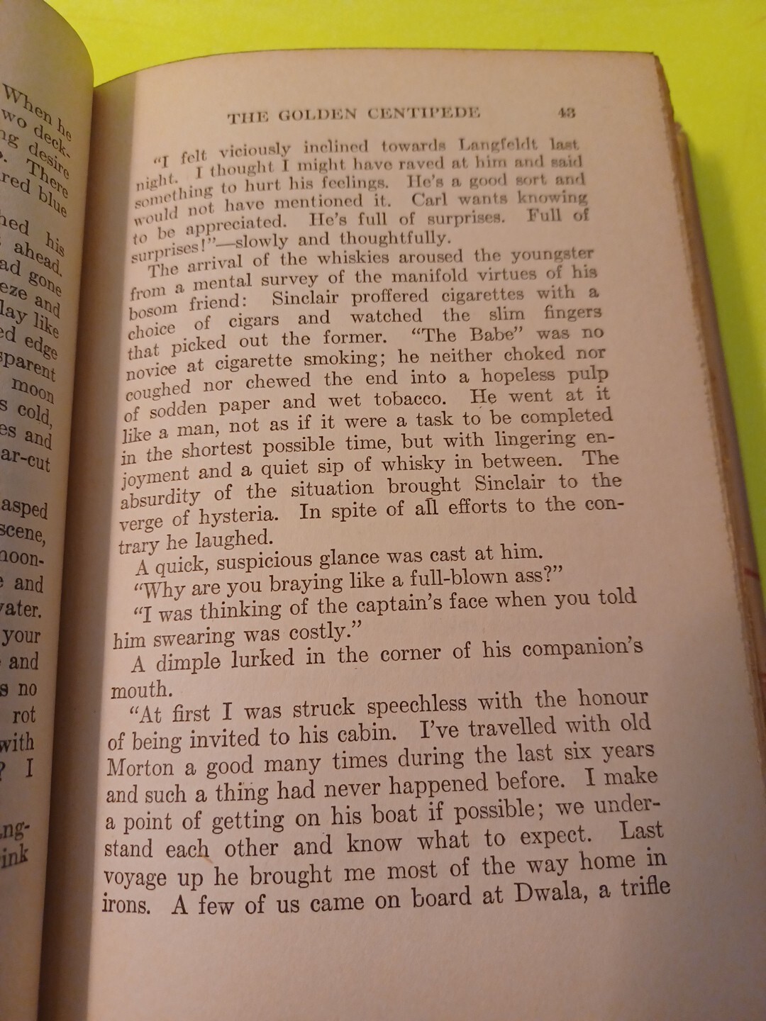 The Golden Centipede 1927 Hardcover – Louise Gerard / HGV