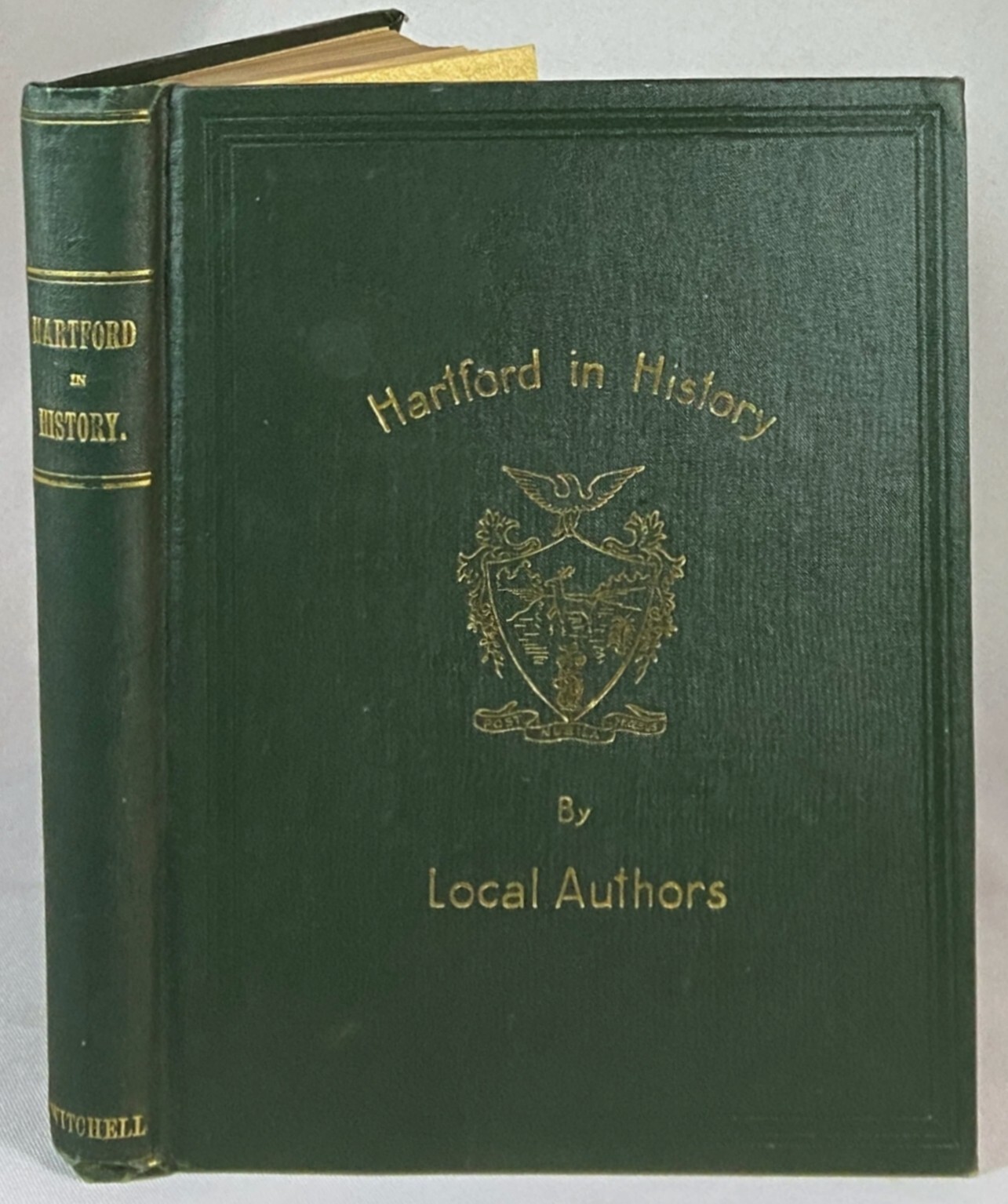 1899 HARTFORD IN HISTORY Connecticut Civil War, Native Americans &c Antique Book