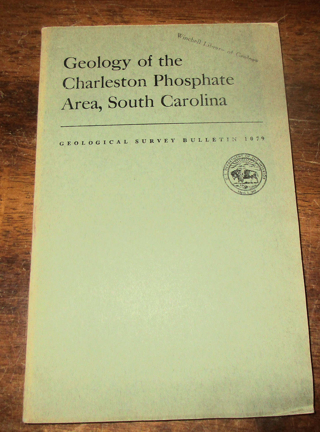 GEOLOGY PALEONTOLOGY SOUTH CAROLINA CHARLESTON PHOSPHATE DEPOSITS STRATIGRAPHY
