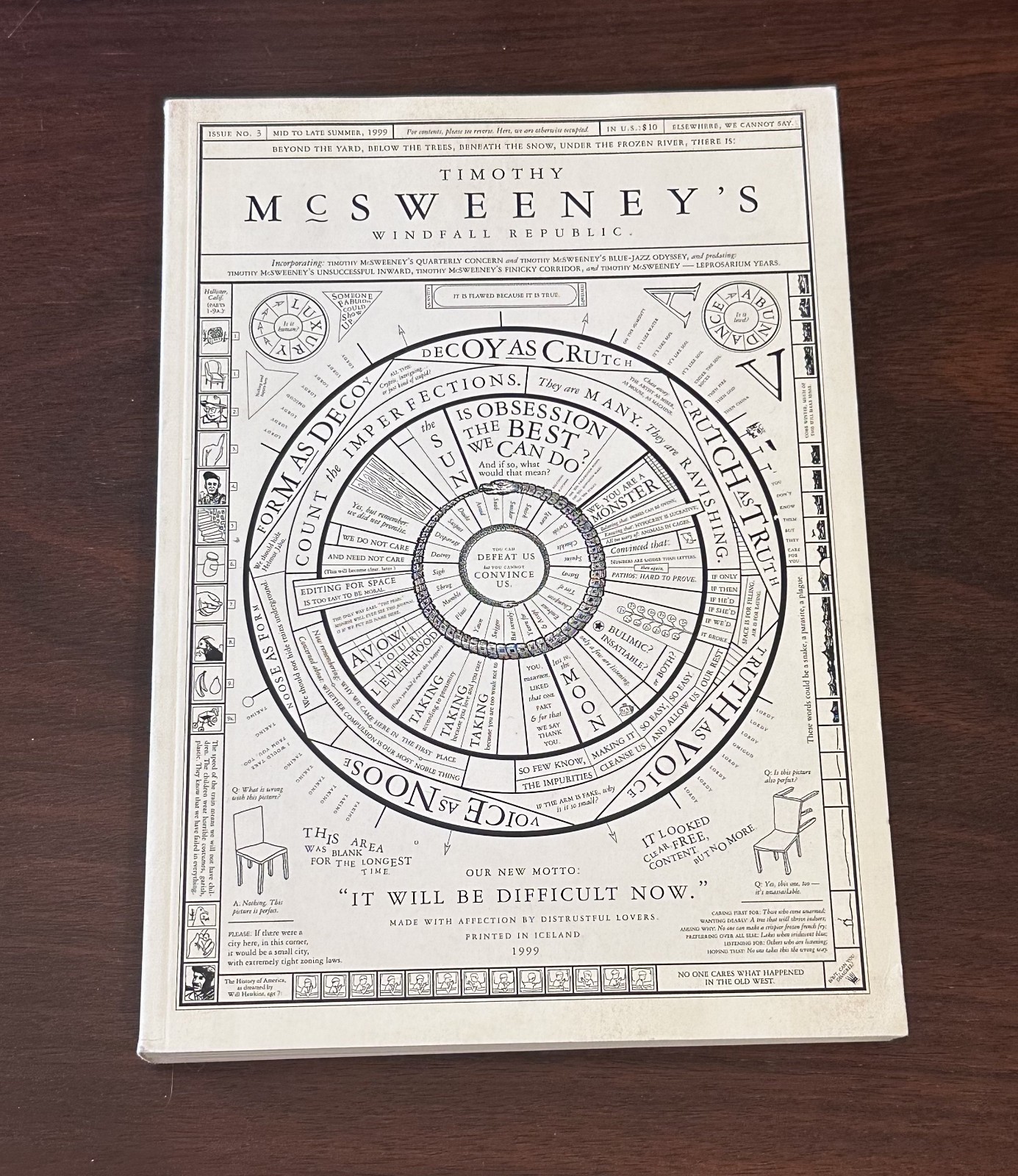 Timothy McSweeney’s Issue 3 Late Summer Early Fall 1999