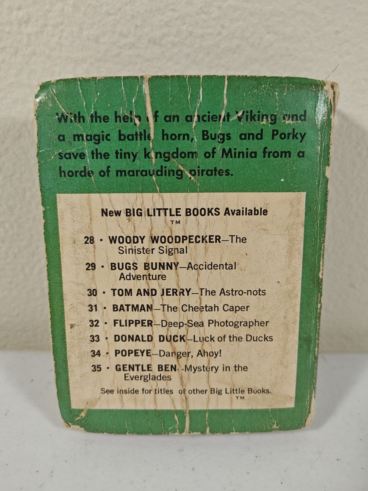 Vintage „Bugs Bunny: Accidental Adventure“ Big Little Book 1969 by Whitman.