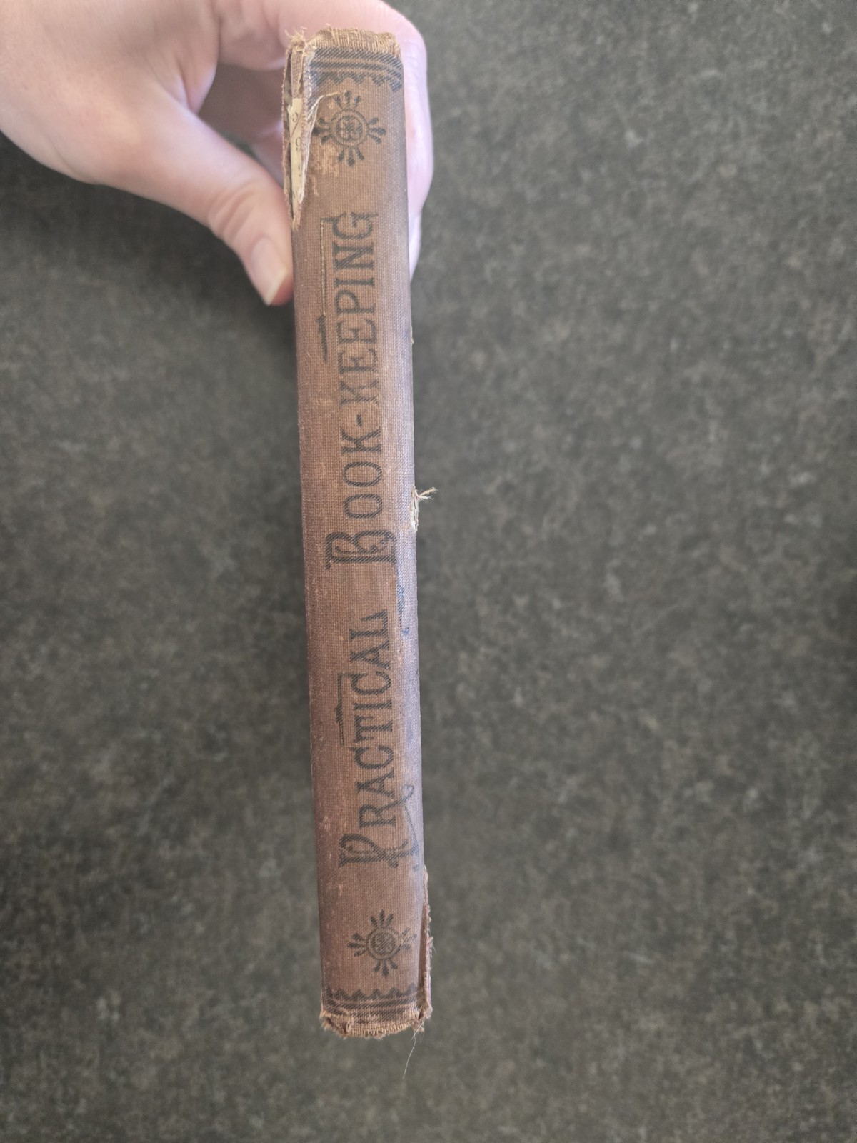 1880 Practical Book-Keeping by E Oram Lyte Hardcover
