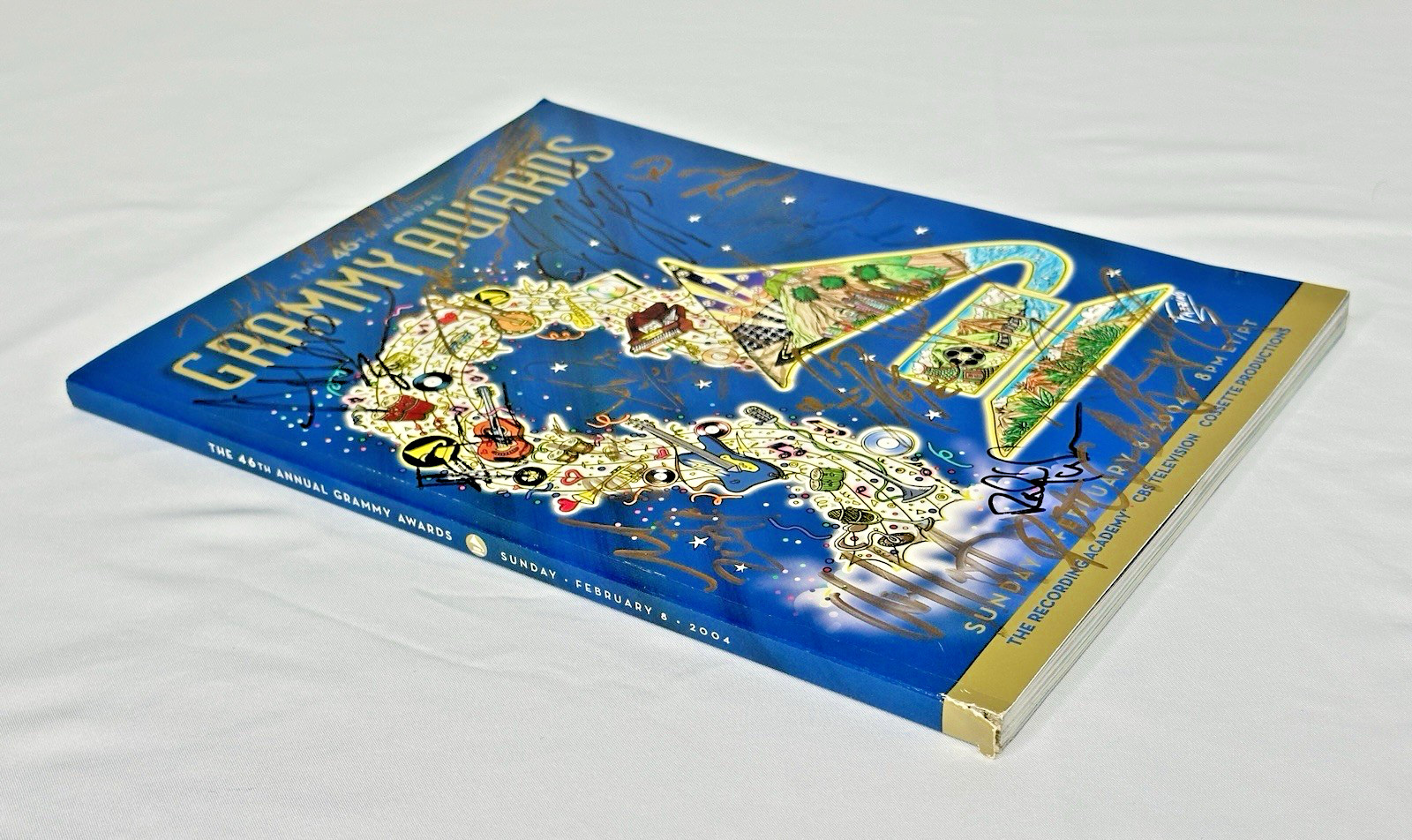 46th Grammy Awards Program Booklet, Hand Signed by Numerous Artist 2004