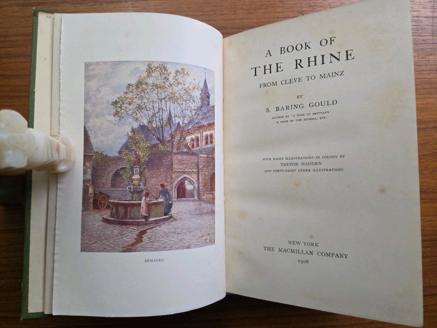 1906 A Book of the Rhine Cleve to Mainz S. Baring Gould Vintage Illustrated Book