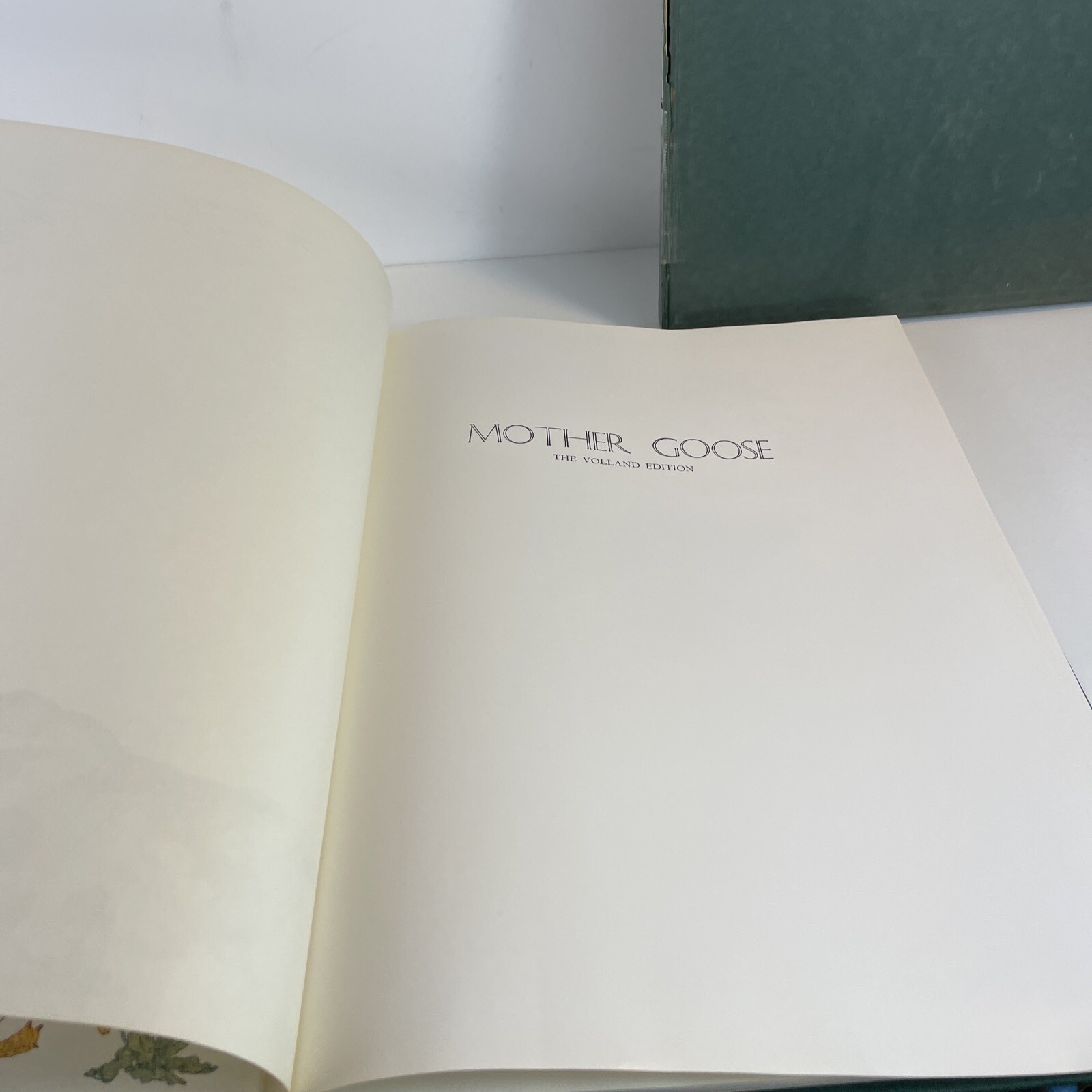 Vintage 1915 Mother Goose Book Volland Edition Grover & Richardson Donohue & Co