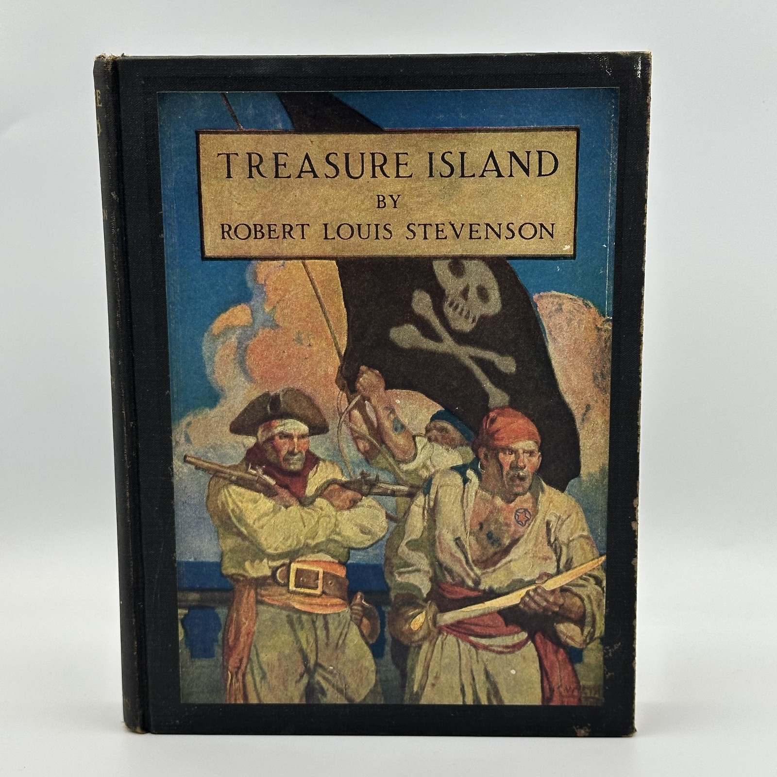 Treasure Island Robert Louis Stevenson, Illustrated Wyeth Scribner Book 1911 HC