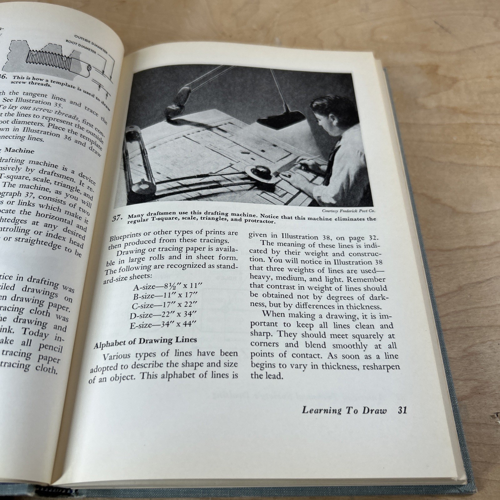 American Technical Society’s, Drafting By: Giachino, Beukema 2nd Printing 1955