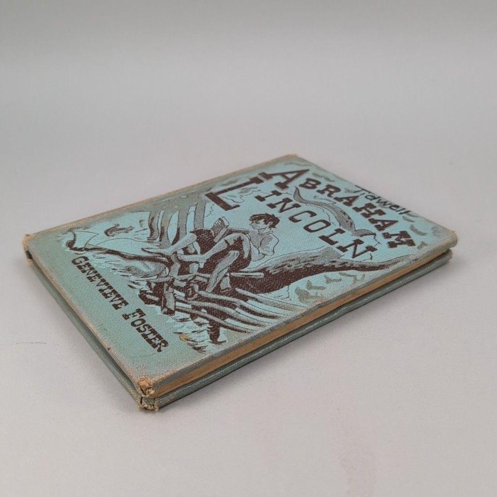 Vintage 1950 Abraham Lincoln Genevieve Foster HC Scribner USA Childrens Ex-Lib