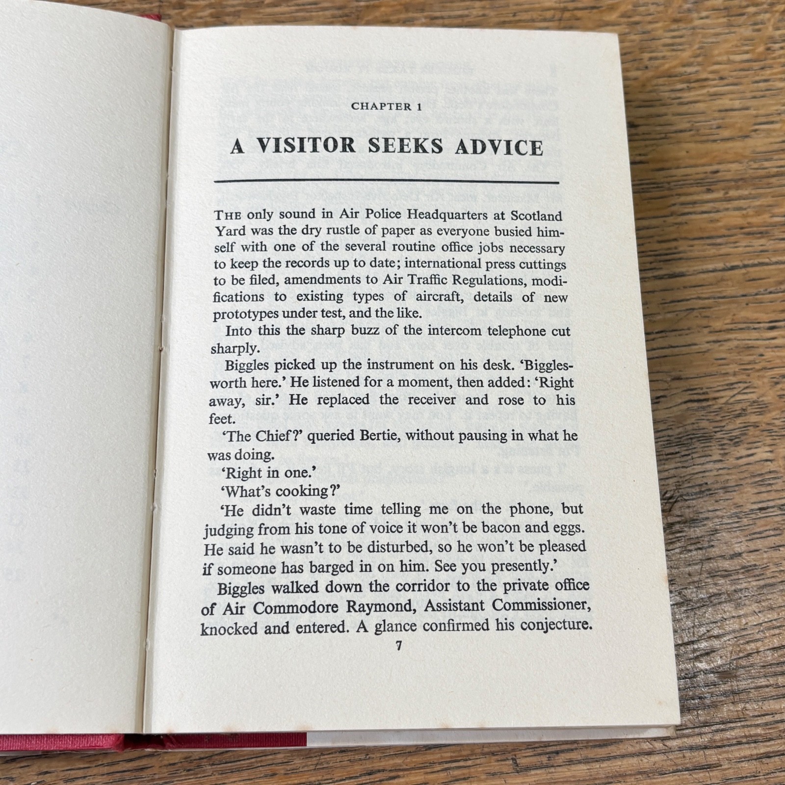 Vintage Biggles Takes It Rough Book Captain WE Johns Hardback 1963 1st Edition