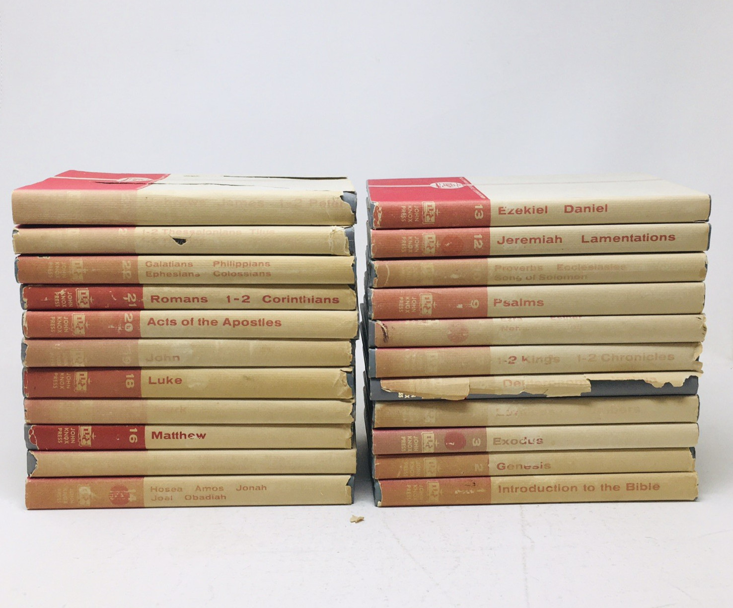 22 The Layman’s Bible Commentary Books Set Vol 1-5 , 7-10 , 12-24 Lot