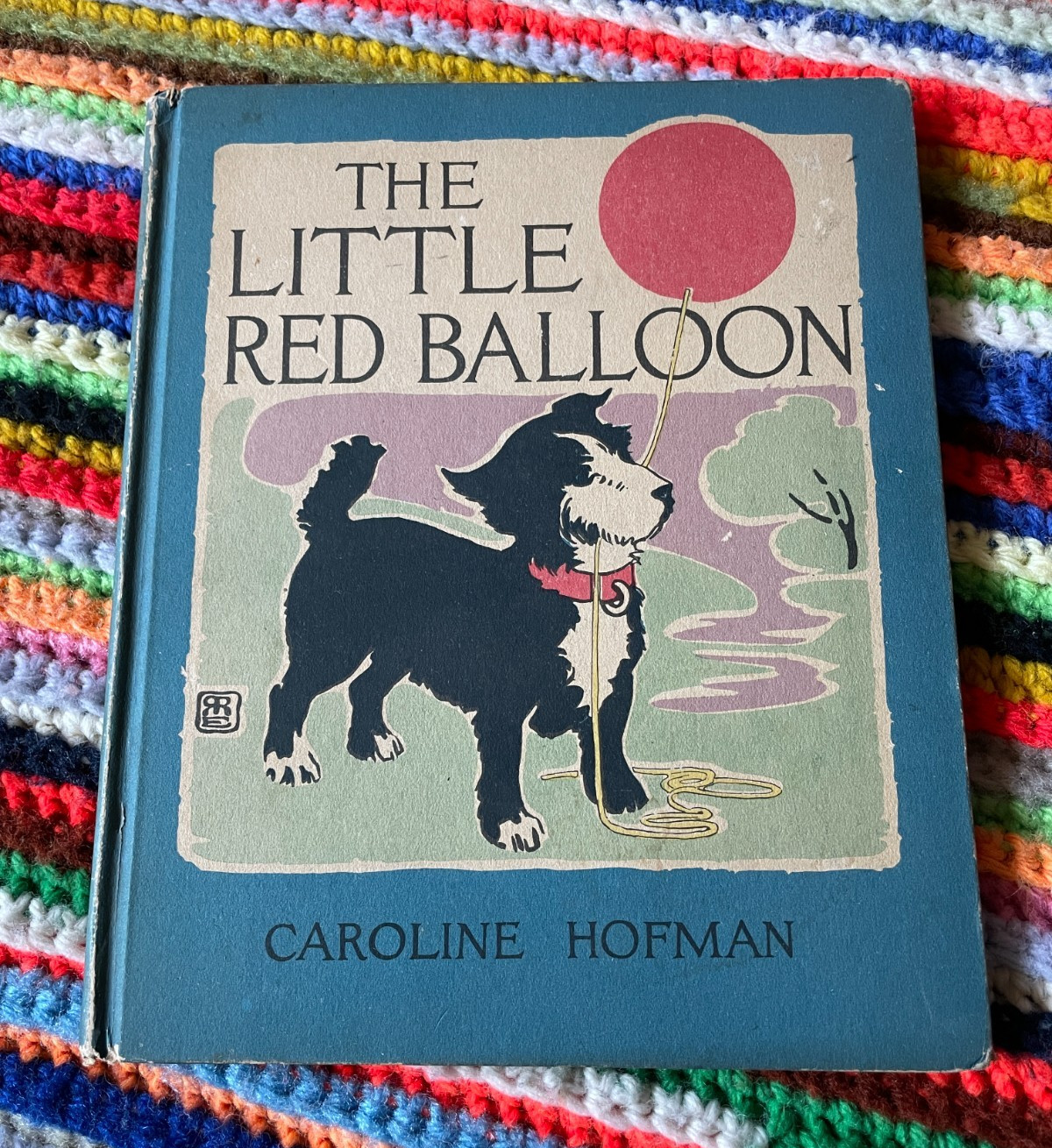 The Little Red Balloon Caroline Hofman 1918 P.F. Volland Antique Children’s Book