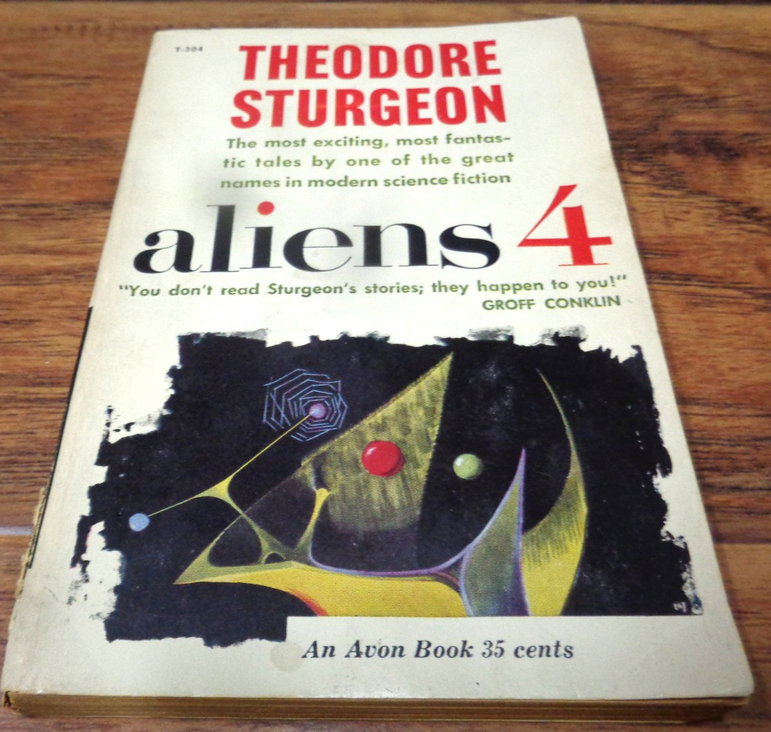 THEODORE STURGEON ALIENS 4 (1959 AVON PAPERBACK) VGC VTG UFOS