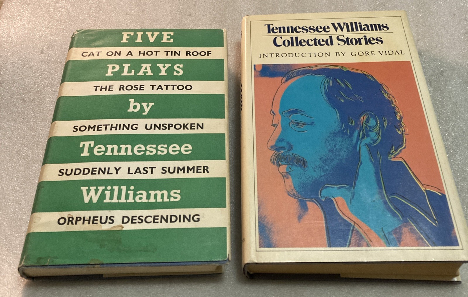 Tennessee Williams x2 : “Five Plays” & “Collected Stories” both Hardcover 1st Ed