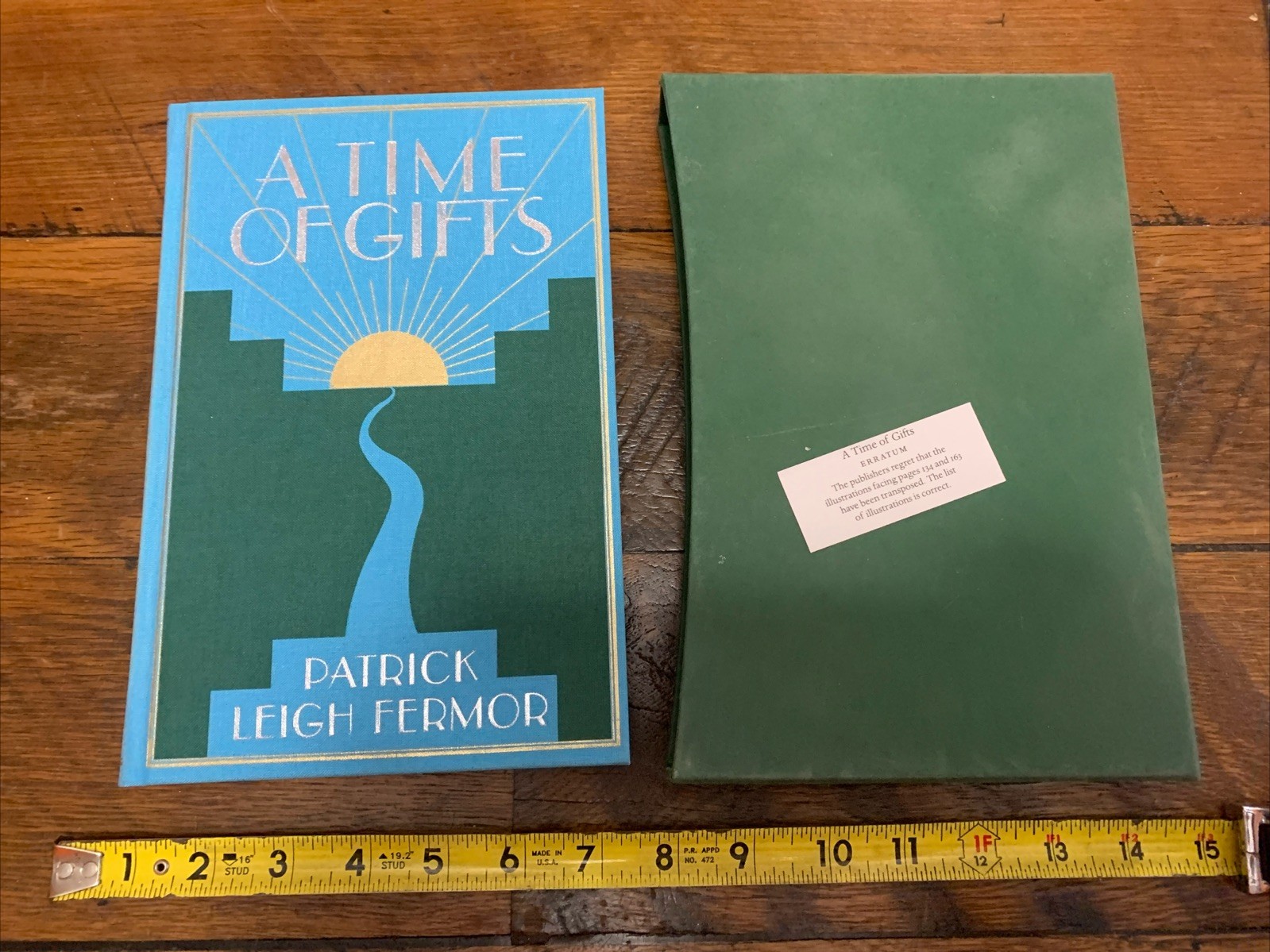 Patrick Leigh Fermor A Time For Gifts The Folio Society Hardcover In Slipcase