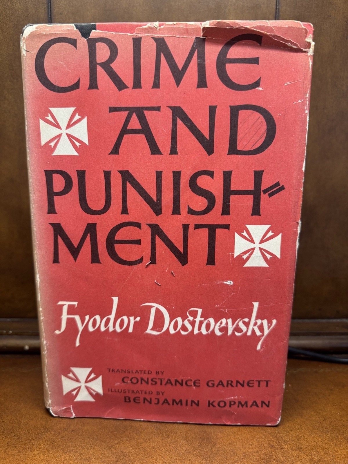CRIME AND PUNISHMENT Fyodor Dostoevsky 1956 Random House Illustrated Kopman