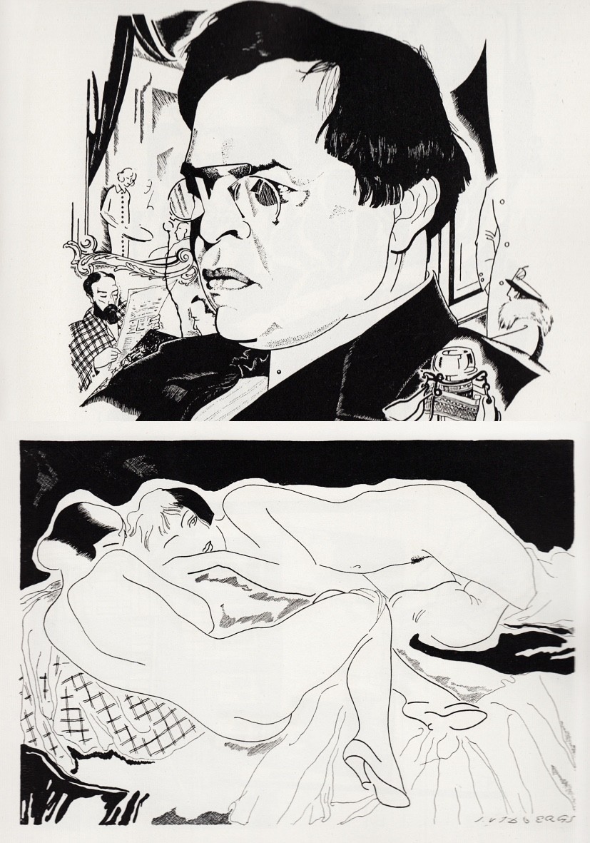 18+ Sigismunds VIDBERGS King of EROTIC GRAPHIC Monograph 1942 with 52 DRAWINGS