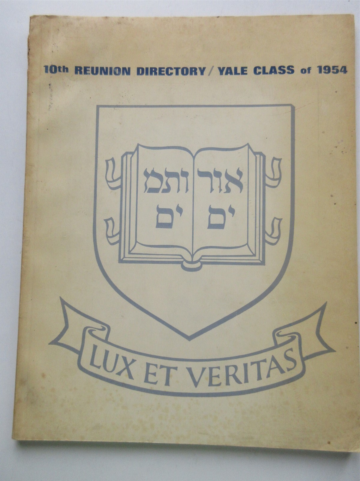 10th Reunion Directory YALE UNIVERSITY Class of 1954