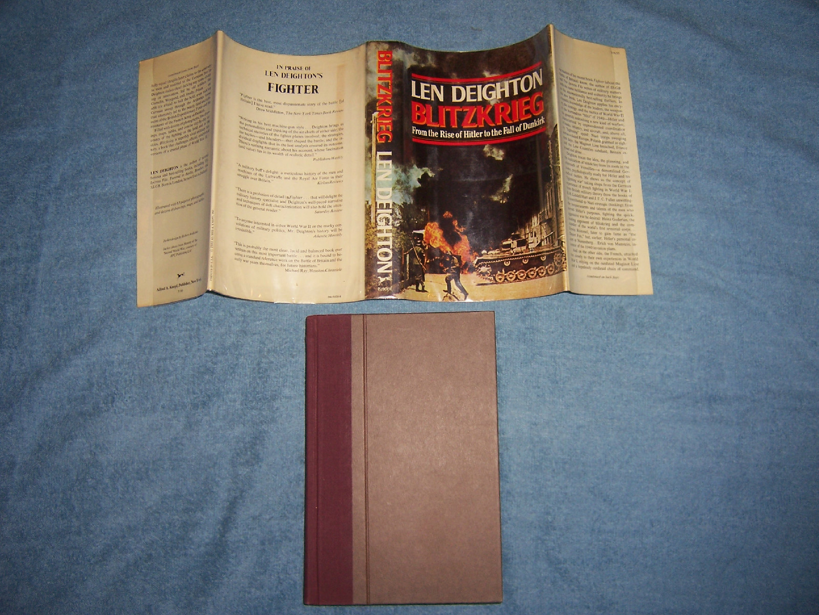 BLITZKRIEG by Len Deighton/1st Ed/1st Prt/HCDJ/Military/War/WWII 1939-45