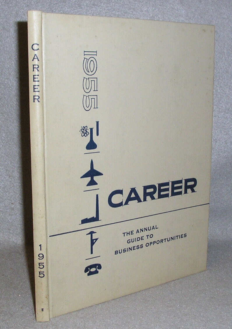 Vintage Corporate Directory Book Careers 1955 Companies Businesses Employment