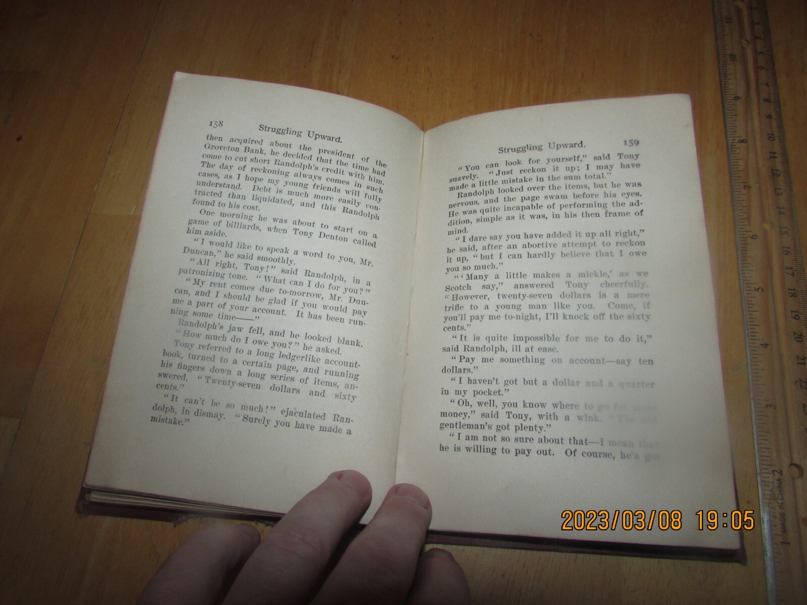 Struggling Upward by Horatio Alger, Jr (undated, Hardcover)