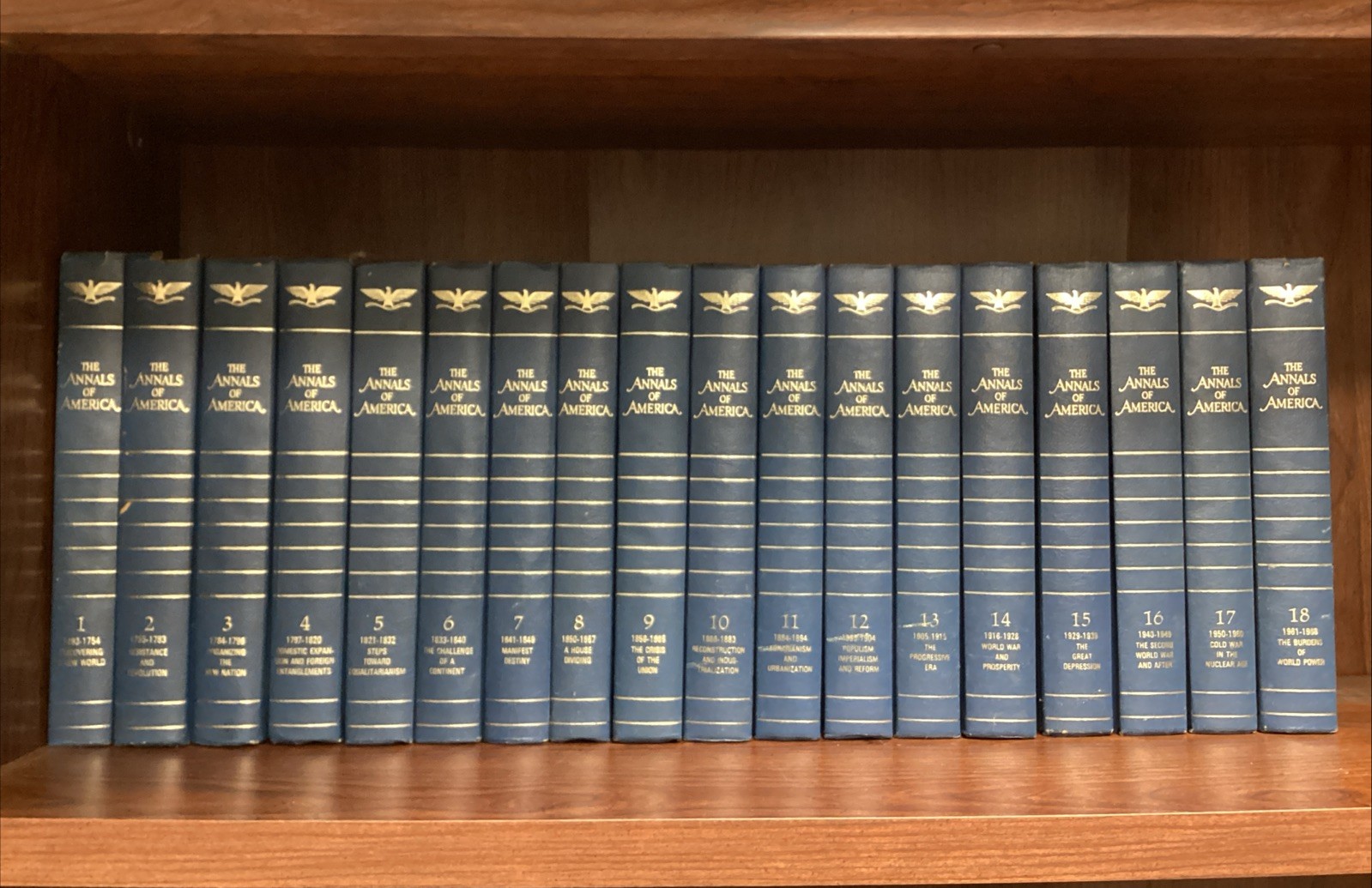 The Annals Of America 1968 Complete Set 1-18 (1493-1968)