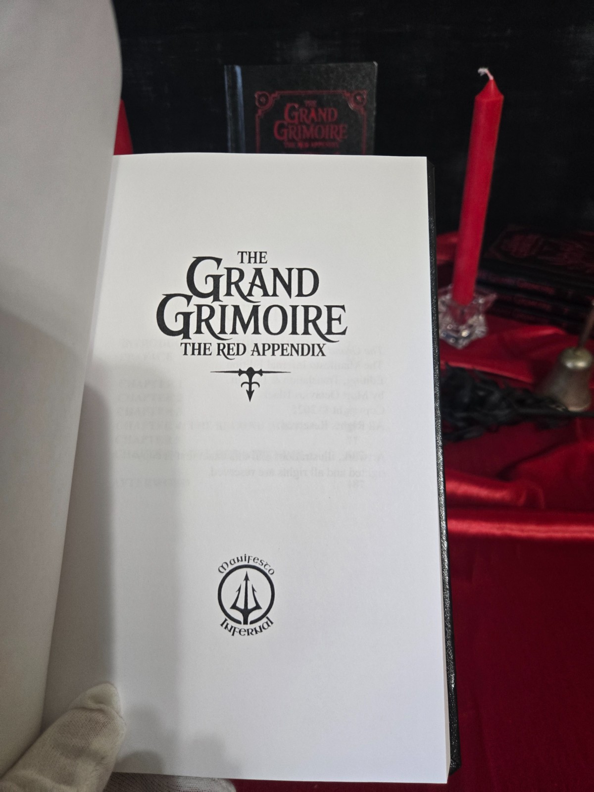 The Grand Grimoire: The Red Appendix – Manifesto Infernal Ltd Ed – Rare