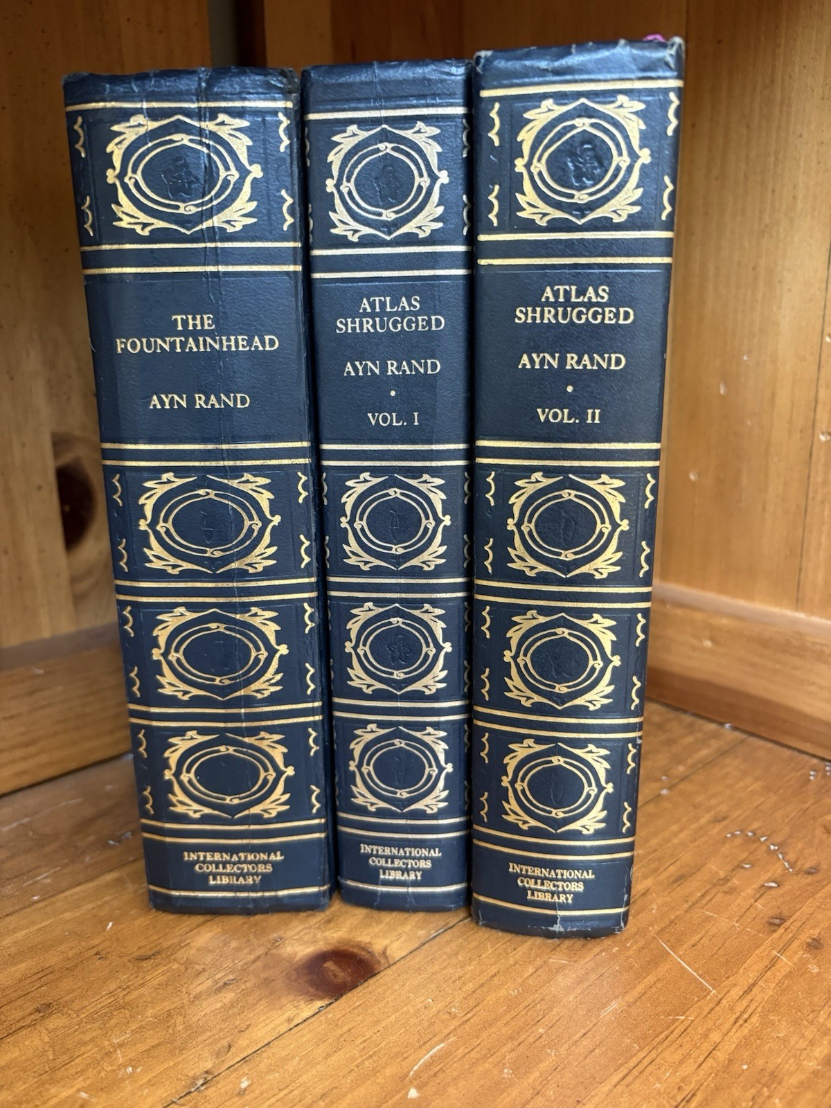 Ayn Rand Collectors Library Set The Fountainhead & Atlas Shrugged Vol. 1 & 2