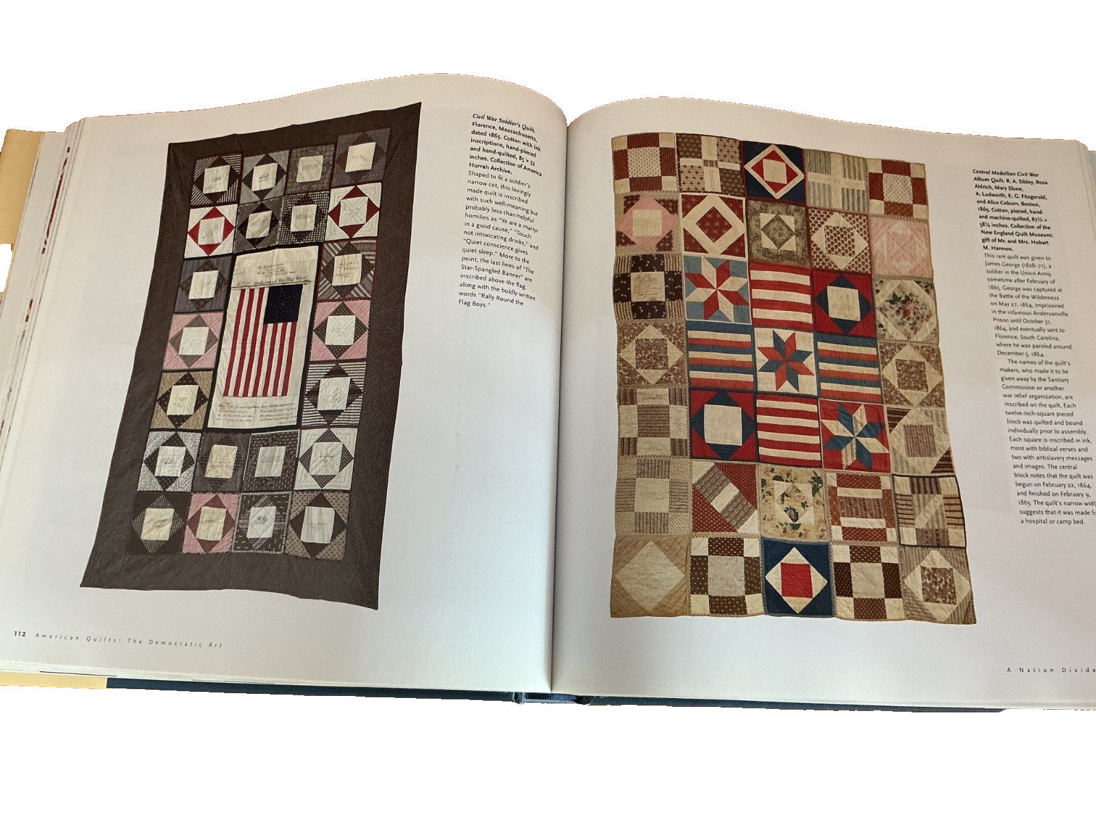 AMERICAN QUILTS, THE DEMOCRATIC ART 1780-2007 by Shaw (2009) w/ dust cover