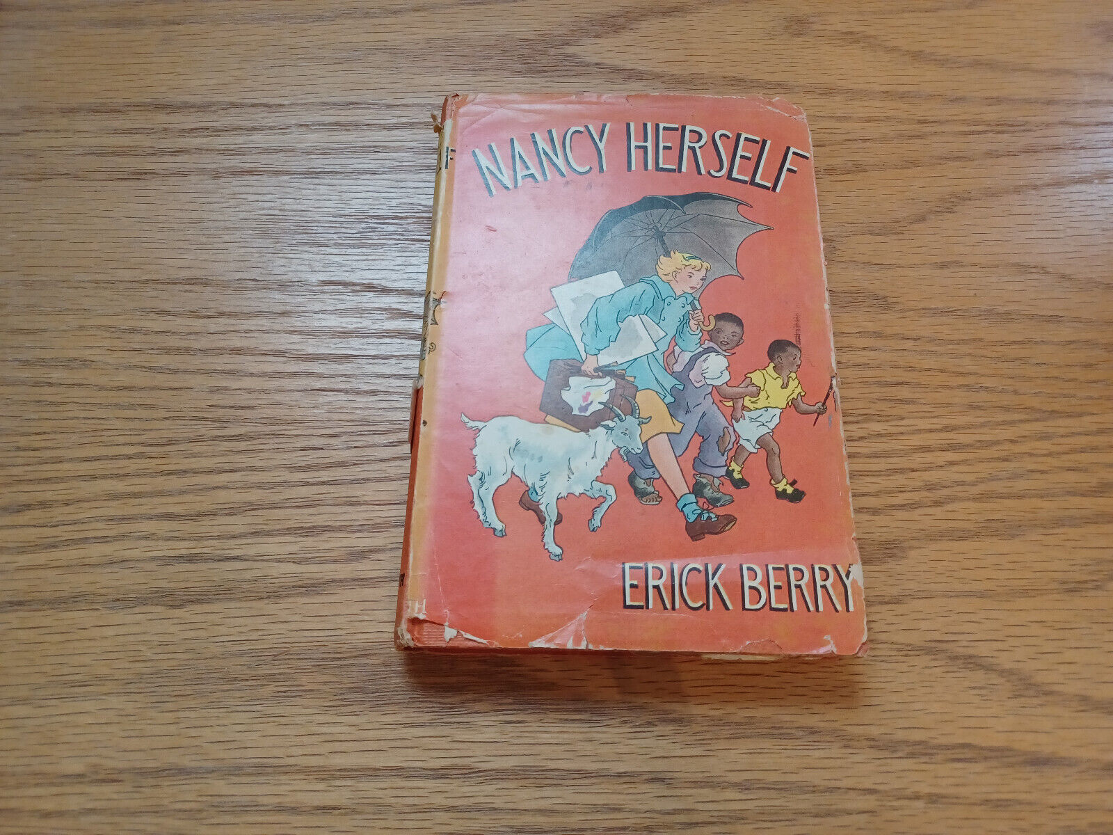 Nancy Herself Erick Berry 1938 Goldsmith Hardcover Dust Jacket