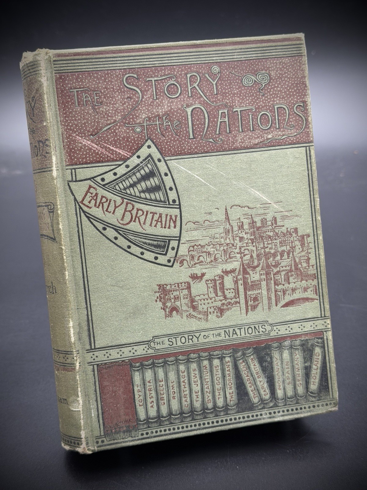 Story of Early Britain by Alfred J. Church 1890 Story of the Nations Map Rare