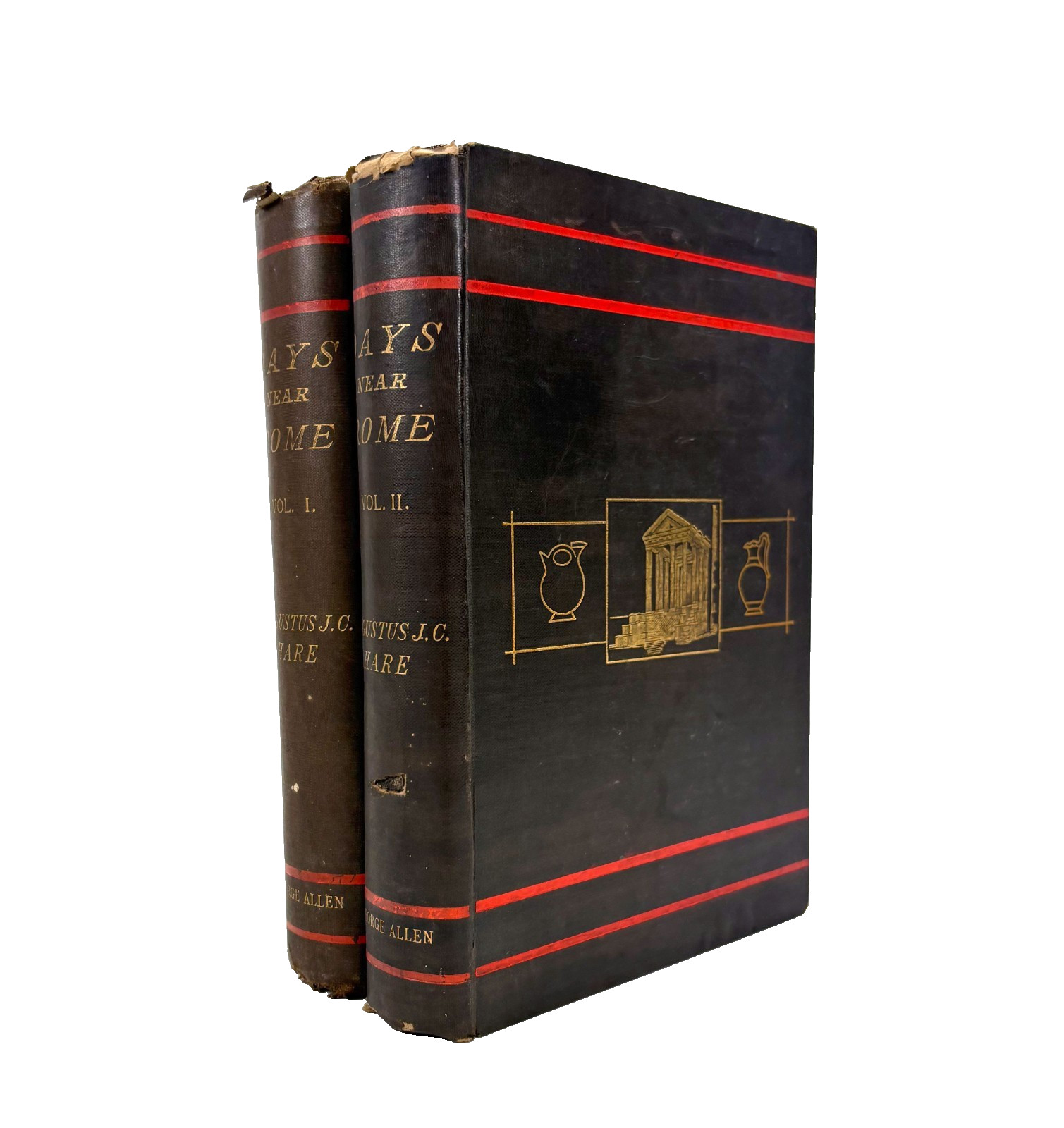 Days Near Rome, Augustus J.C. Hare, in Two Volumes, 1841, George Allen, London