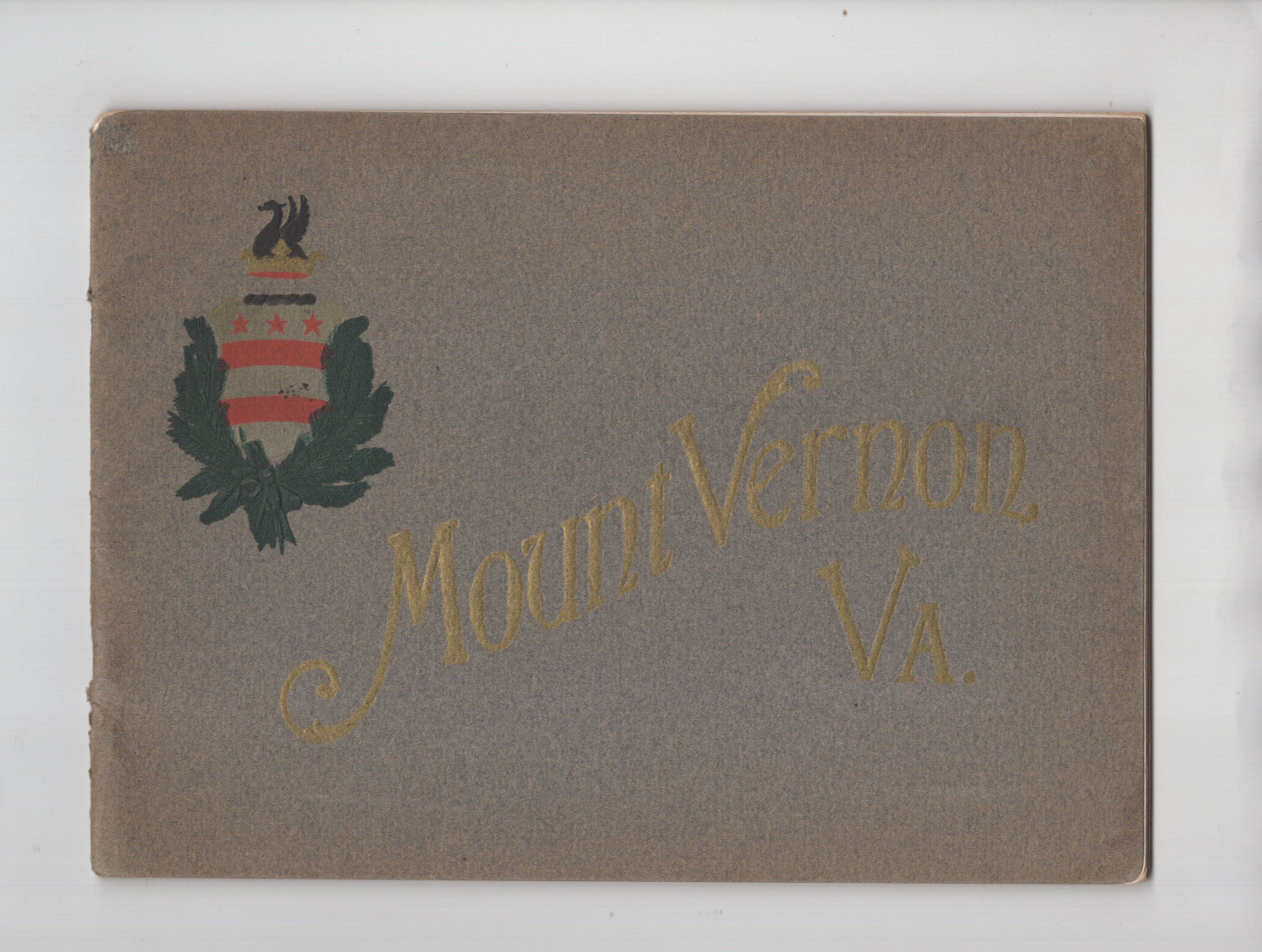 1905 Illustrated Handbook Of Mount Vernon Souvenir Booklet B&W Interior Photos