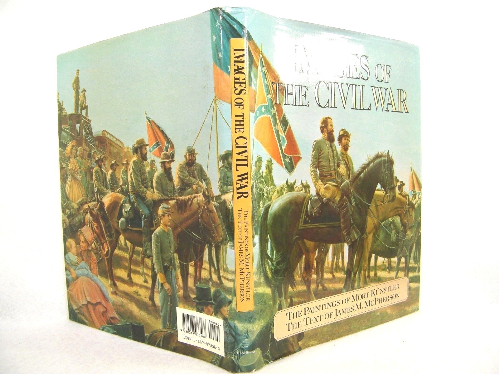 Images of the Civil War by Mort Kunstler (1992, HC GD+ 1ST ‚FLAT SIGNED‘