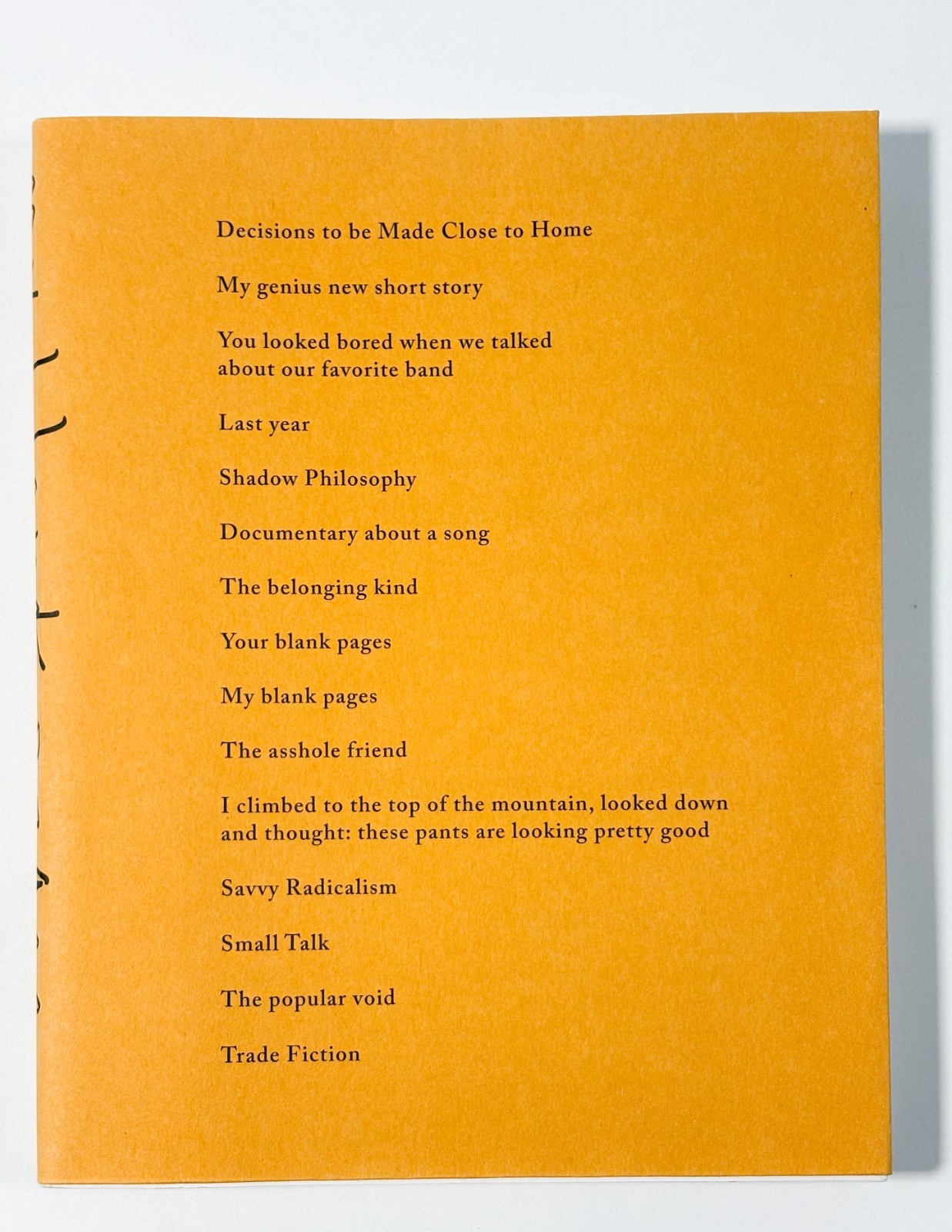 My Blank Pages by Michael Schmelling, First Edition 2015, Hand Annotated 4/500
