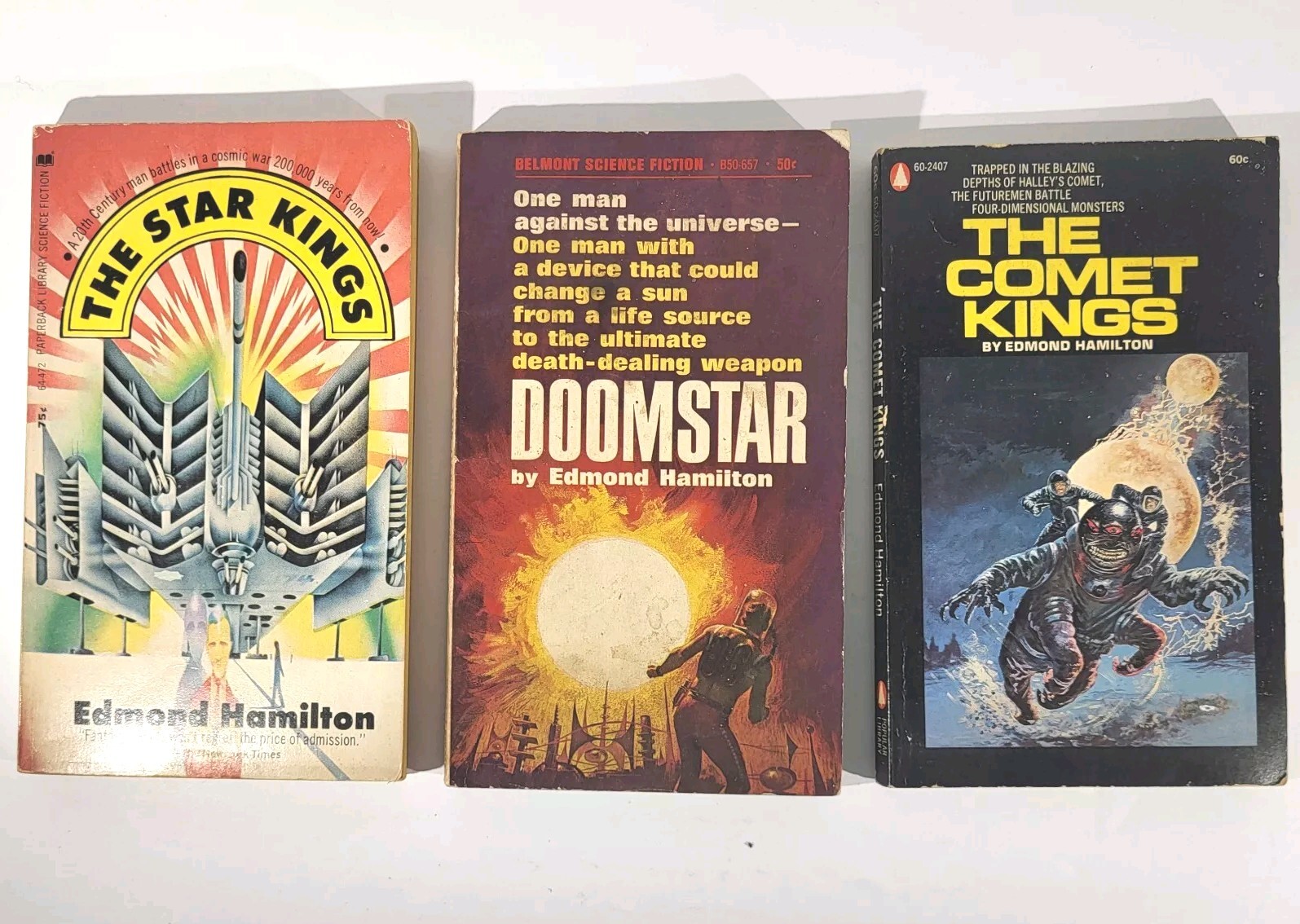 The Star Kings, Doomstar, The Comet Kings by Edmond Hamilton VTG Sci-Fi [453]