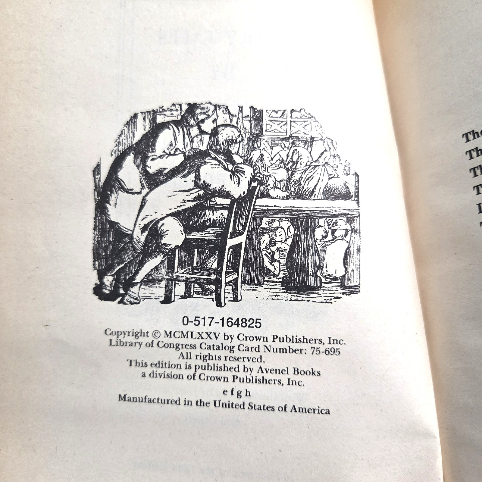Fairy Tales by Hans Christian Anderson Published Avenel Books 1975 Hard Cover