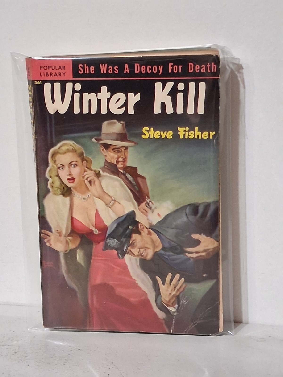 Vintage Paperback Book POPULAR LIBRAR Pulp WANTON Mystery CRIME GGA MURDER