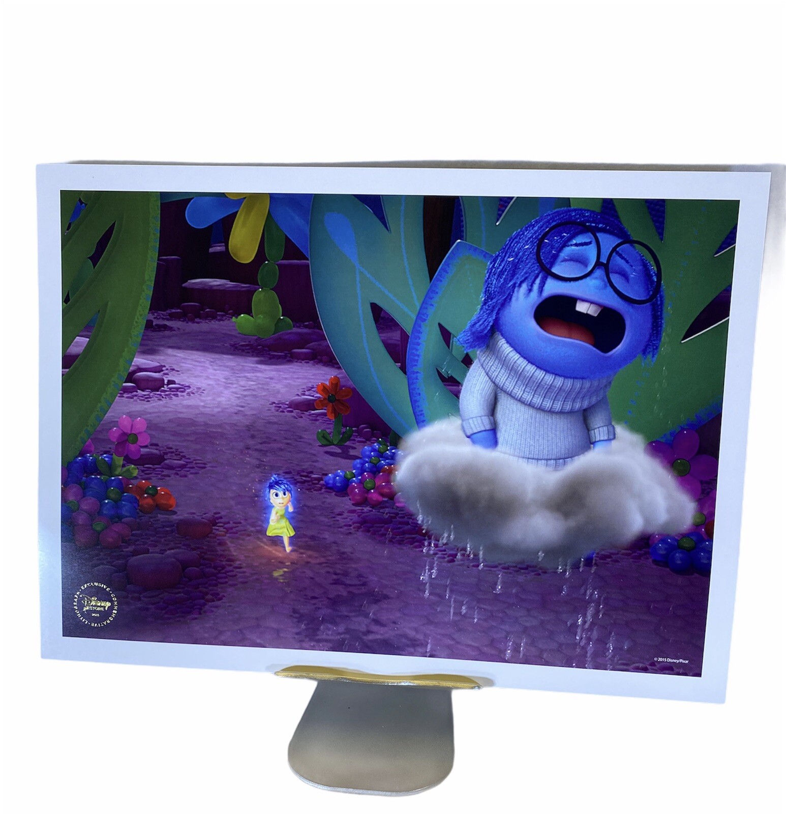 Disney Pixar inside out store exclusive commemorative lithograph set 2015